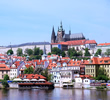 Prague Castle and Vltava River