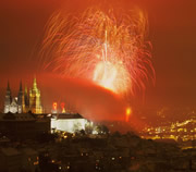 Prague Fireworks