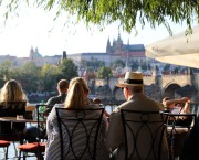 Spring in Prague by Charles Bridge