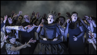 Macbeth at the Prague State Opera in Prague. Opera by Giuseppe Verdi