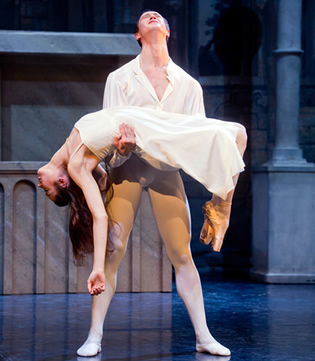 Romeo & Juliet at Hybernia Theatre in Prague8. Ballet by Sergei Prokofiev