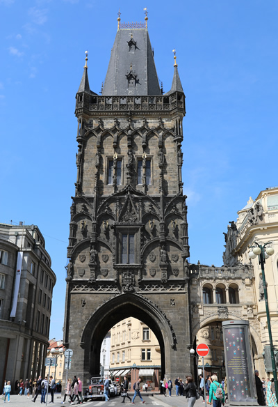 Powder Gate Tower, Old Town, Prague 1